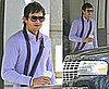 Ashton Is Proud to Rock the Purple
