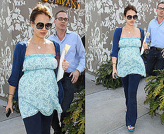 Jessica Alba Is Baby Blue For Now