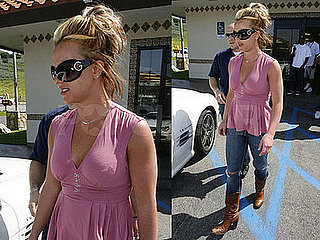 Britney Is Pretty in Pink, Public Bathroom Style