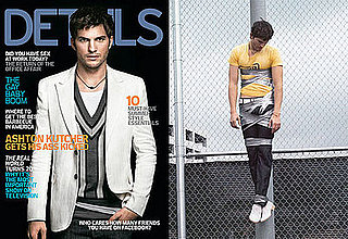 Ashton Kutcher on the May 2008 Cover of Details Magazine