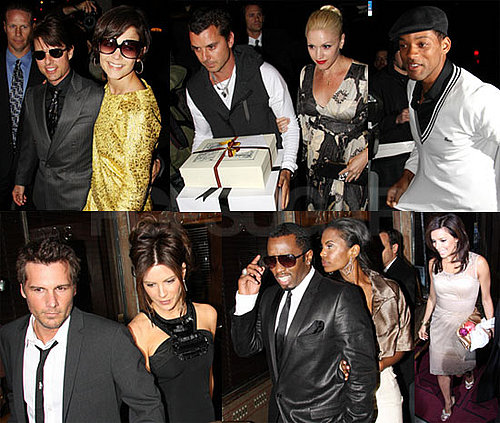 Victoria and David Beckham Celebrate Birthday With Tom Cruise and Katie Holmes, Will and Jada Smith, and More