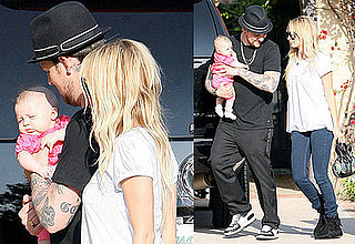Nicole Richie and Joel Madden Take Out Baby Harlow