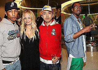 Nicole and Kanye Celebrate With Some Bathing Apes
