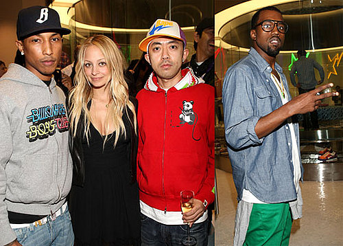 Nicole and Kanye Celebrate With Some Bathing Apes