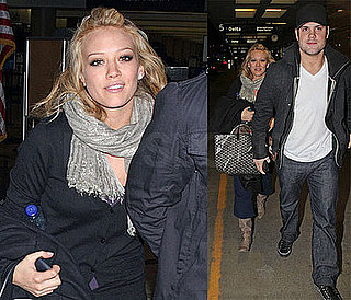 Traveling Is No Sweats for Hilary and Mike