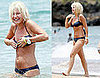 Elisha Cuthbert Avoids A Nip Slip Showing Off Her Bikini Body in Hawaii