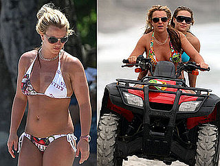 Photos of Britney Spears in a Bikini on Vacation with Mel Gibson