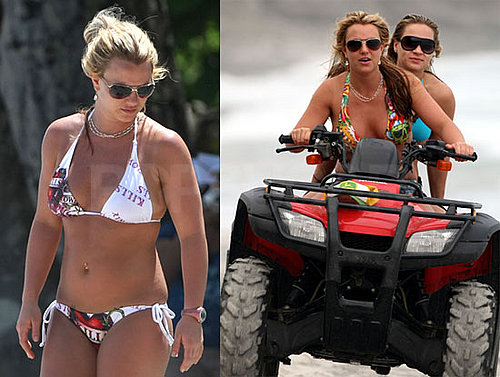 Photos of Britney Spears in a Bikini on Vacation with Mel Gibson