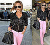 Victoria Beckham Keeps Up Her Stylish Jet-Setting