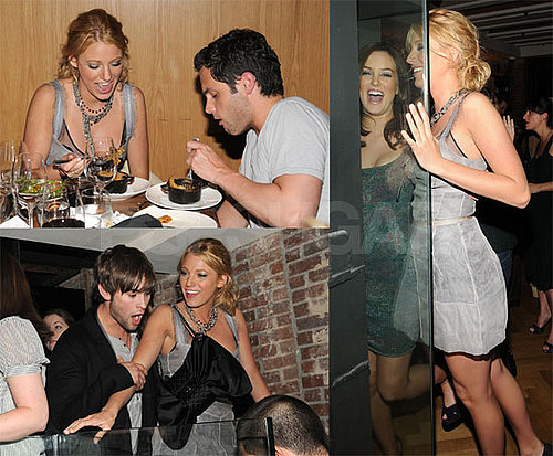 Blake Lively, Leighton Meester, Chace Crawford, Penn Bagdley Party in New York