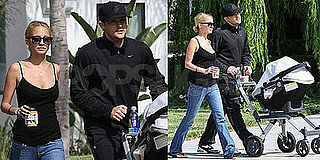 Nicole, Joel, and Harlow Cruise Around Town