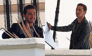 Photos Of Shia LaBeouf Posing For a Photoshoot at the Chateau Marmont