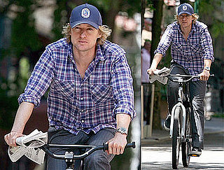 Owen Wilson Takes a Solo Bike Ride Through NYC