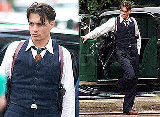 Photos of Johnny Depp on the Set of Public Enemies 2008-06-10 16:30:00