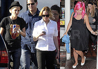 Photos of Lindsay Lohan Out With Samantha Ronson and Lily Allen