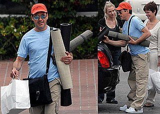 Robert Downey Jr. Shops For Rugs in Santa Monica