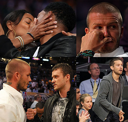 Will Smith, Jada Pinkett Smith, Ronny Turiaf, Jack Nicholson; David Beckham, Justin Timberlake, Spike Lee, Andy Garcia