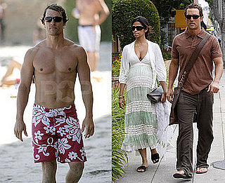 Photos of Matthew McConaughey Shirtless At the Beach 6/14/08