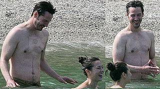 Photos of Keanu Reeves Shirtless in the French Riviera
