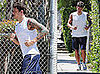 John Mayer and Jennifer Aniston Dine at Madeo Before He Leaves for Europe
