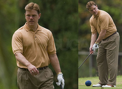 Photos of Matt Damon On The Set Of The Informant