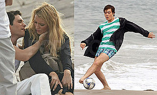 Photos of Blake Lively and Ed Westwick Filming on Tilden Beach