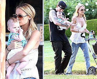 Photos of Harlow Madden In the Park Wearing Harlow Diapers