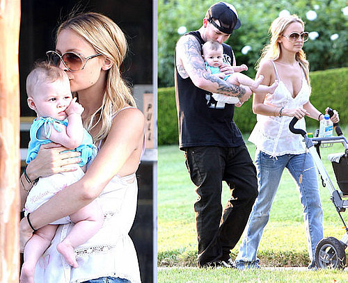 Photos of Harlow Madden In the Park Wearing Harlow Diapers