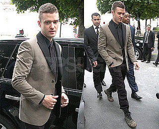 Photos of Justin Timberlake Heading to Givenchy Party in Paris