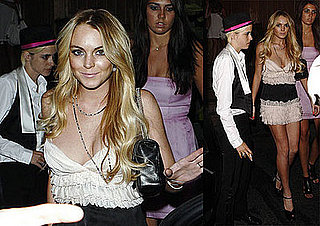 Photos of Lindsay Lohan At Her 22nd Birthday Party at Teddy's