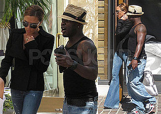 Photos of Victoria Beckham and Romeo Shopping in LA