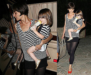 Photos of Katie Holmes and Suri Preparing For Broadway