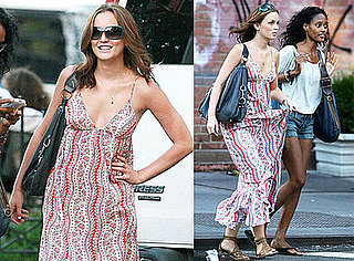 Photos of Leighton Meester and Nicole Fiscella in Greenwich Village