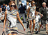 Photos of Victoria Beckham At The Grove With Her Father and Romeo