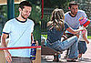 Photos of Tobey Maguire with his Wife and Daughter at an LA Playground