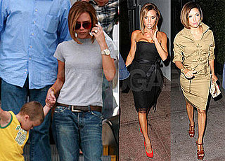 Photos of Victoria Beckham Out To Dinner With Eva Longoria and Shopping With Cruz