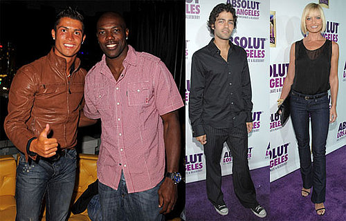 Photos of Adrian Grenier, Cristiano Ronaldo and Jaime Pressly At ABSOLUT Party in LA