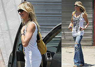 Photos of Cameron Diaz Leaving a Psychic Office
