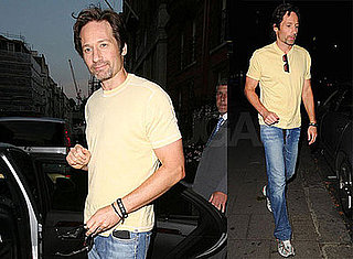 Photos of David Duchovny Who Is in London Promoting The X-Files: I Want to Believe