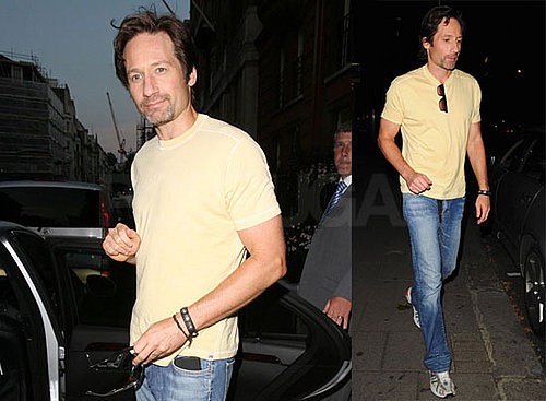Photos of David Duchovny Who Is in London Promoting The X-Files: I Want to Believe