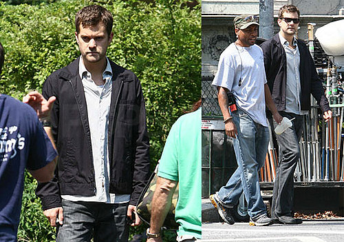 Photos of Joshua Jackson on the Set of Fringe in Brooklyn