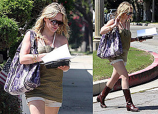 Photos of Hilary Duff in Short Shorts and Cowboy Boots in LA