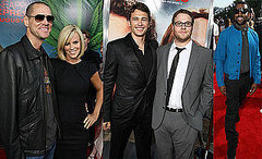 Photos of Celebrities Jim Carrey, Jenny McCarthy, Kanye West, James Franco, Seth Rogen at LA Premiere of Pineapple Express Photos of Celebrities Jim Carrey, Jenny McCarthy, Kanye West, James Franco, Seth Rogen at LA Premiere of Pineapple Express