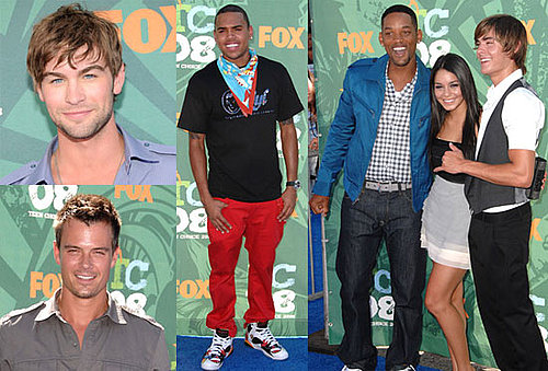 Photos of Chace Crawford, Will Smith, Zac Efron, Chris Brown, the Jonas Brothers at the Teen Choice Awards