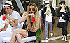 Photos of Lindsay Lohan and Samantha Ronson Drinking by the Pool in Miami