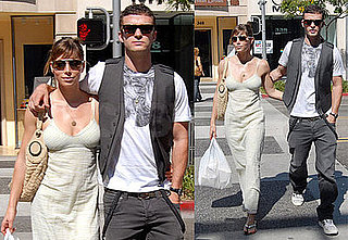 Photos of Jessica Biel and Justin Timberlake at Lunch Looking In Love in LA