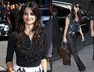 Photos and Video of Penelope Cruz at The Late Show and Good Morning America