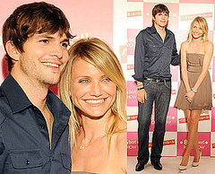 Photos of Cameron Diaz and Ashton Kutcher at the Premiere of What Happens in Vegas in Tokyo