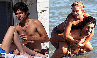 Photos of Adrian Grenier at the Beach in Malibu