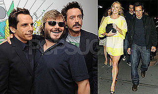 Photos of Ben Stiller, Robert Downey Jr, and Jack Black at TRL